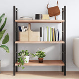 NNEVL Wall Shelf Light Brown 100x40x(2-4) cm Treated Solid Wood Oak