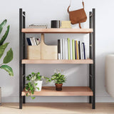 NNEVL Wall Shelf Light Brown 100x60x(2-6) cm Treated Solid Wood Oak