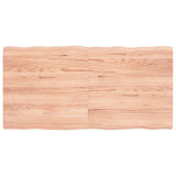 NNEVL Table Top Light Brown 120x60x(2-4)cm Treated Solid Wood Live Edge