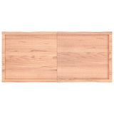 NNEVL Table Top Light Brown 140x60x(2-4)cm Treated Solid Wood Live Edge