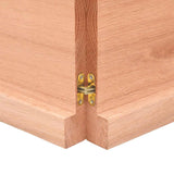 NNEVL Table Top Light Brown 140x60x(2-4)cm Treated Solid Wood Live Edge