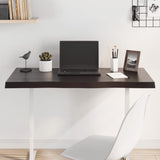 NNEVL Table Top Dark Brown 100x40x(2-4) cm Treated Solid Wood Live Edge