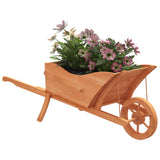 NNEVL Wheelbarrow Planter 128x45.5x43 cm Solid Wood Fir