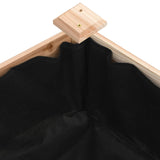 NNEVL Garden Raised Bed with Liner 120x60x25 cm Solid Wood Fir