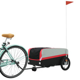 NNEVL Bike Trailer Black and Red 45 kg Iron