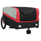 NNEVL Bike Trailer Black and Red 45 kg Iron