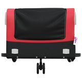 NNEVL Bike Trailer Black and Red 45 kg Iron