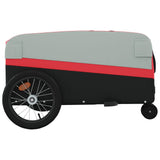 NNEVL Bike Trailer Black and Red 45 kg Iron