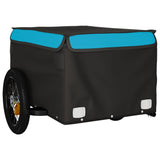 NNEVL Bike Trailer Black and Blue 30 kg Iron