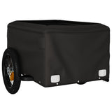 NNEVL Bike Trailer Black and Blue 30 kg Iron