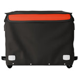 NNEVL Bike Trailer Black and Orange 45 kg Iron