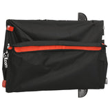 NNEVL Bike Trailer Black and Orange 45 kg Iron