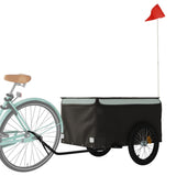 NNEVL Bike Trailer Black and Grey 45 kg Iron