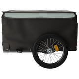 NNEVL Bike Trailer Black and Grey 45 kg Iron