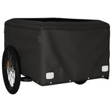 NNEVL Bike Trailer Black 45 kg Iron