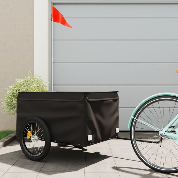 NNEVL Bike Trailer Black 45 kg Iron