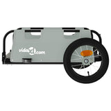 NNEVL Bike Trailer Grey Oxford Fabric and Iron