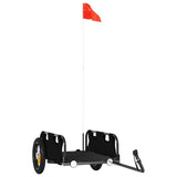 NNEVL Bike Trailer Black Oxford Fabric and Iron