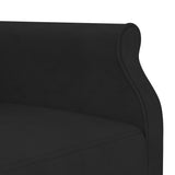 NNEVL L-shaped Sofa Bed Black 271x140x70 cm Velvet
