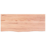 NNEVL Table Top Light Brown 100x40x4 cm Treated Solid Wood Oak