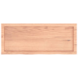 NNEVL Table Top Light Brown 100x40x4 cm Treated Solid Wood Oak