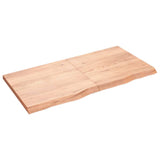 NNEVL Table Top Light Brown 120x60x4 cm Treated Solid Wood Oak