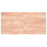 NNEVL Table Top Light Brown 120x60x4 cm Treated Solid Wood Oak