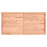 NNEVL Table Top Light Brown 120x60x4 cm Treated Solid Wood Oak