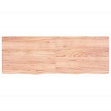 NNEVL Table Top Light Brown 140x50x4 cm Treated Solid Wood Oak