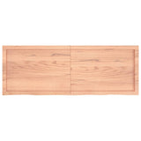 NNEVL Table Top Light Brown 140x50x4 cm Treated Solid Wood Oak