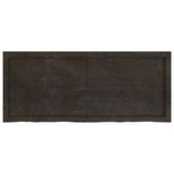 NNEVL Table Top Dark Brown 120x50x4 cm Treated Solid Wood Oak