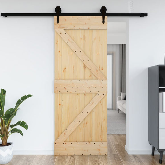 NNEVL Door NARVIK 85x210 cm Solid Wood Pine