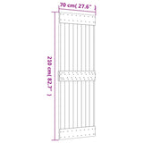 NNEVL Door NARVIK 70x210 cm Solid Wood Pine