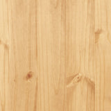 NNEVL Highboard Corona Brown 112x43x196 cm Solid Wood Mexican Pine