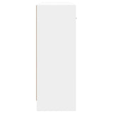 NNEVL Sideboard White 91x28x75 cm Engineered Wood