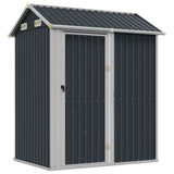 NNEVL Garden Shed Anthracite 192x152.5x237 cm Galvanised Steel