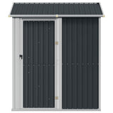 NNEVL Garden Shed Anthracite 192x152.5x237 cm Galvanised Steel