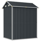 NNEVL Garden Shed Anthracite 192x152.5x237 cm Galvanised Steel