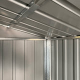 NNEVL Garden Shed Anthracite 192x152.5x237 cm Galvanised Steel
