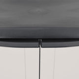 NNEVL Outdoor Storage Cabinet Grey and Black 65x37x85 cm PP