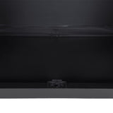 NNEVL Outdoor Storage Cabinet Grey and Black 65x37x85 cm PP