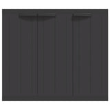NNEVL Outdoor Storage Cabinet Black 97x37x85 cm PP