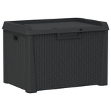 NNEVL Garden Storage Box Anthracite 125 L PP