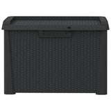 NNEVL Garden Storage Box Anthracite 125 L PP
