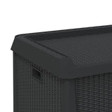 NNEVL Garden Storage Box Anthracite 125 L PP