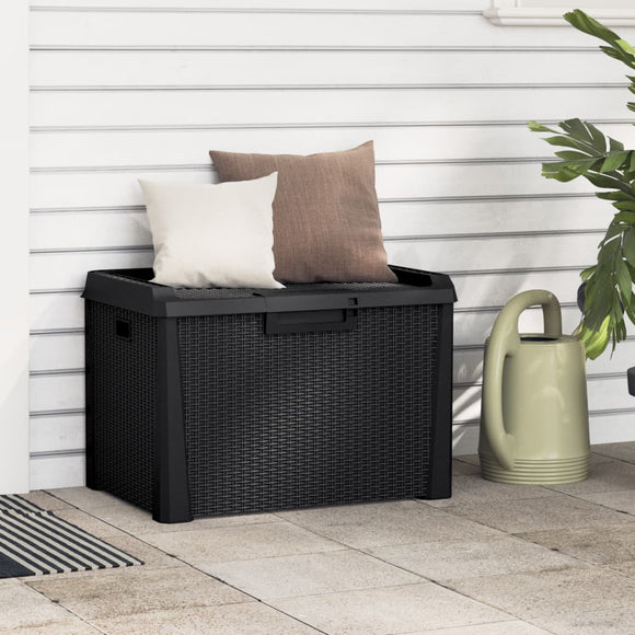 NNEVL Garden Storage Box Anthracite 125 L PP