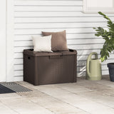 NNEVL Garden Storage Box Brown 125 L PP