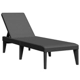 NNEVL Sun Lounger Anthracite 186x60x29 cm PP
