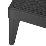 NNEVL Sun Lounger Anthracite 186x60x29 cm PP