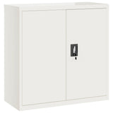 NNEVL File Cabinet White 90x40x90 cm Steel